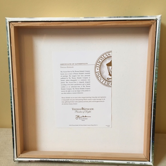 Thomas Kinkade Collector’s Cottage Lithograph 14 x 14 - Picture 2 of 4